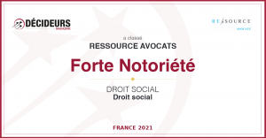 Décideurs Magazine Droit Social 2021