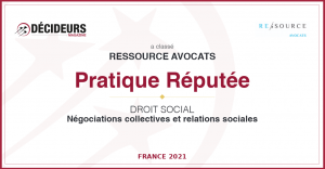 Décideurs Magazine Droit Social 2021 Négociations collectives et relations sociales